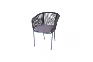 MR1000431 плетеный стул из эластичных лент (темно-серый)